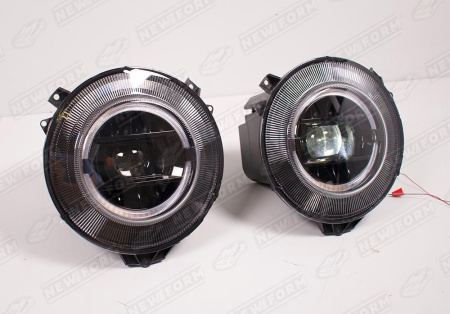 Mercedes-Benz G-Klasse W463 1990 - 2018 Фары дизайн 2018 года черные