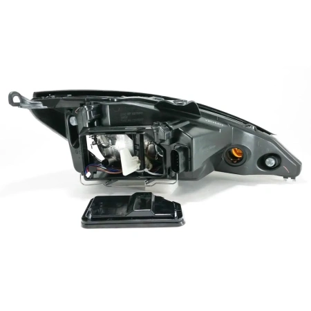 Ford Focus 1 (98-04) Europe+USA фары передние черные зеркальные, комплект 2 шт.