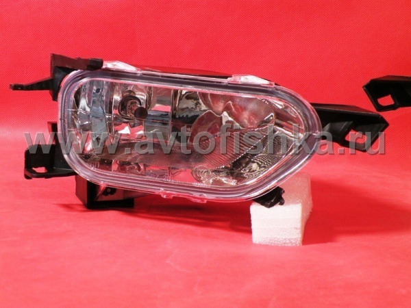 Honda CR-V II (01-03) фары передние противотуманные зеркальные хромированные, установочный комплект