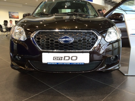 Datsun on-Do (14–) Защита радиатора, чёрная