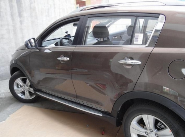 Kia Sportage (10–15) Пороги OEM bmw дизайн