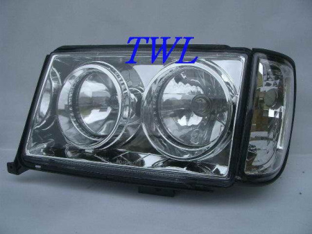 Mercedes E W124 (93-95) фары передние хромированные, комплект 2 шт.