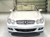 Mercedes CLK W209 (03-09) решетка радиатора серебристая, дизайн Big Star, стиль CL, 3 ламели.