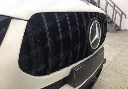 Mercedes-Benz GLE-Klasse V167 2018 - 2023 Решетка радиатора AMG GT черная в AMG пакете