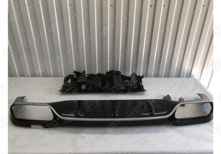 Mercedes-Benz E-Klasse W213 2016 - 2020 Диффузор заднего бампера хром молдинг 6.3S AMG