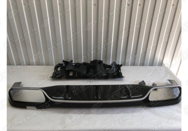 Mercedes-Benz E-Klasse W213 2016 - 2020 Диффузор заднего бампера хром молдинг 6.3S AMG