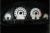 BMW E46 светодиодные шкалы (циферблаты) на панель приборов - дизайн 3