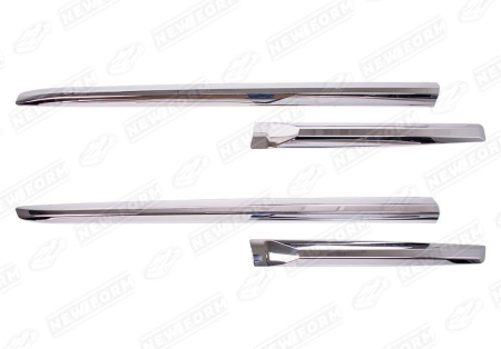 Toyota Land Cruiser Prado LC 150 2009 - 2013 Молдинги хром