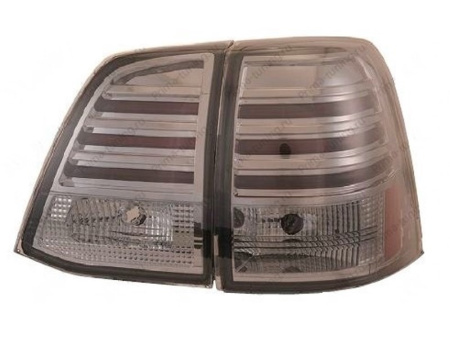 Toyota Land Cruiser 200 (2008-) задние тонированные фонари со светодиодами, в комплекте 4 шт.