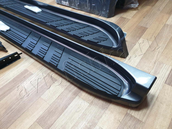 Toyota Land Cruiser Prado 120 (02-09) подножки (пороги), комплект 2 шт.