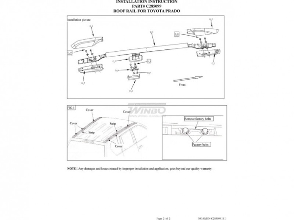 Toyota Land Cruiser Prado FJ150 (10-) серебристые рейлинги на крышу, дизайн оригинал