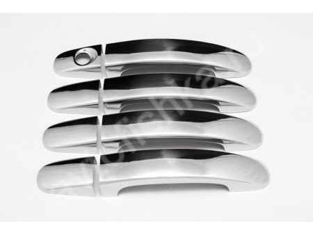 Ford C-Max (2011-) накладки на ручки дверей из нержавеющей стали, комплект 4 шт.