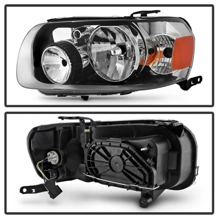 Ford Escape, Maverick (05-07) фары передние хромированные, комплект 2 шт.