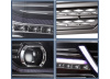 Toyota FJ Cruiser (07-15) фары линзовые в комплекте с решеткой радиатора, дизайн №2