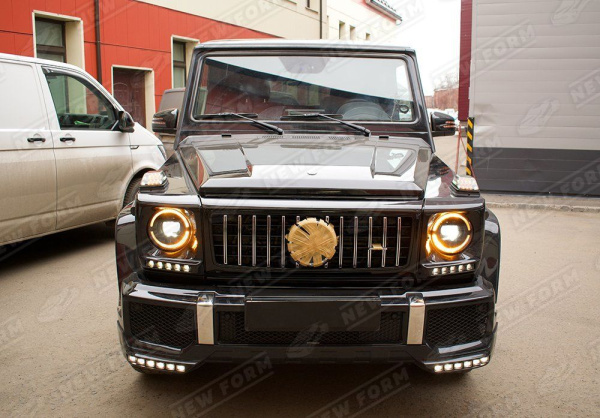 Mercedes-Benz G-Klasse W463 1990 - 2018 Юбка переднего бампера Brabus