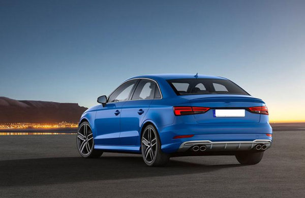 Двойной выхлоп S3 S-line для Audi A3 седан 2013-2020