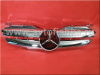 Mercedes SLK R170 (98-04) решетка радиатора 2 ламели, дизайн AMG, хромированная
