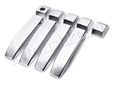 Range Rover Vogue 3 (02-12) накладки на ручки дверей из нержавеющей стали, 4 шт.