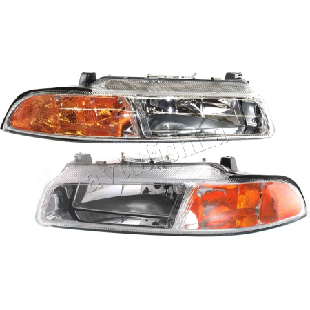 Dodge Stratus | Cirrus | PL BREEZE (95-00) фары передние хромированные комплект 2 шт.
