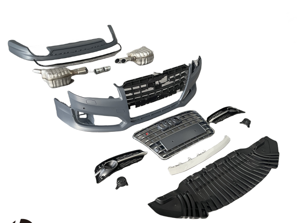 Обвес S8 с бампером и решеткой для Audi S8 2015-2017