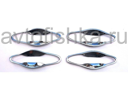 Hyundai Tucson ix35 (10-) хромированные накладки под дверные ручки, комплект 4 шт.