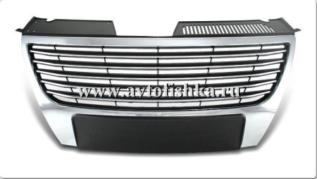 Volkswagen Passat B6 (05-) решетка радиатора хромированная.