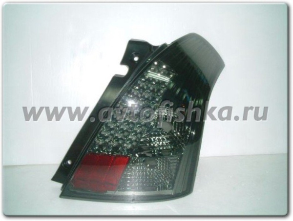 Suzuki Swift (04-) фонари задние светодиодные тонированные, комплект 2 шт.