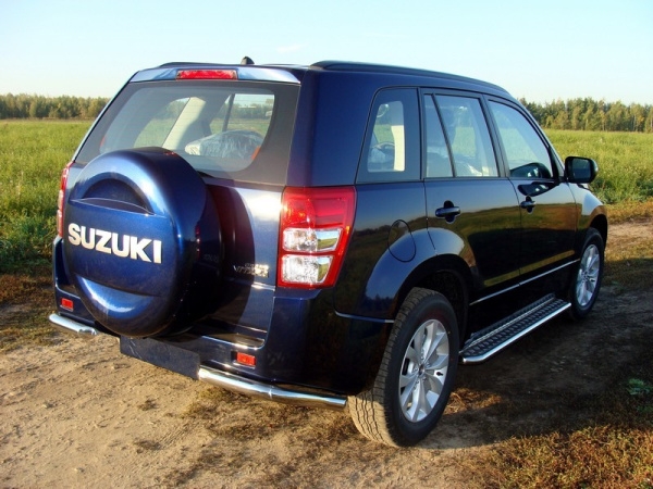 Suzuki Grand Vitara (12–) Защита задняя (уголки) 60,3 мм