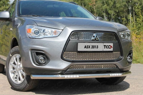 Mitsubishi ASX (13–) Защита передняя нижняя (с ДХО) 60,3 мм