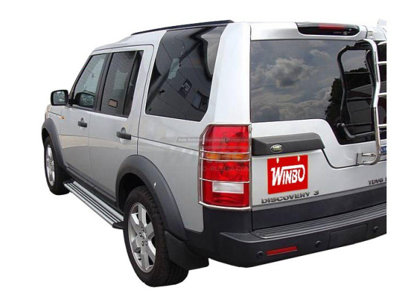 Land Rover Discovery 3 (05-) защита задних фонарей из нержавеющей стали