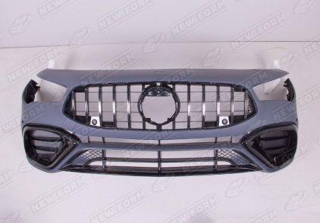 Mercedes-Benz CLA-Klasse C118/X118 2019 - н.в. Передний бампер 4.5 AMG хром