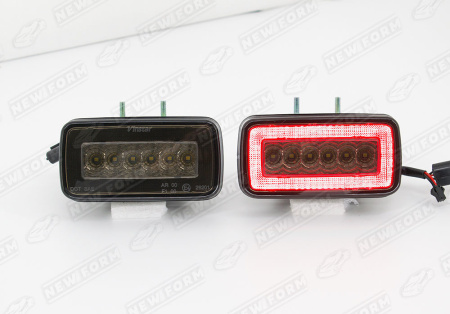 Mercedes-Benz G-Klasse W463 1990 - 2018 Фонари противотуманные светодиодные черные