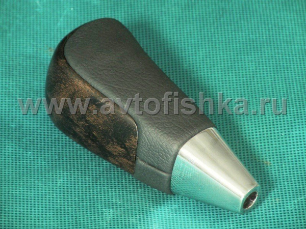 Toyota Land Cruiser 200 ручка на рычаг переключения передач АКПП, черное матовое дерево-кожа.