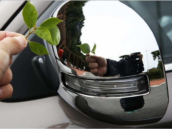 Mitsubishi Outlander (12–) Накладки на зеркала, хром