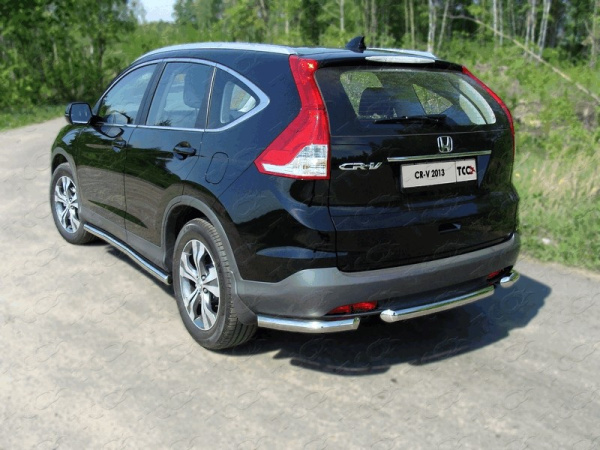 Honda CR-V (12–) Пороги труба 60,3 мм