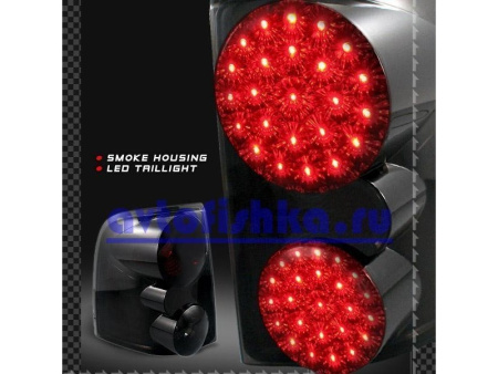 Ford Explorer (02-05) USA фонари задние светодиодные черные, комплект 2 шт.