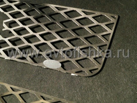 Toyota FJ Cruiser (07-) решетка радиатора и решетка переднего бампера из нержавеющей стали