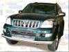 Toyota Land Cruiser Prado 120 (02-09) защита переднего бампера, тройная труба.