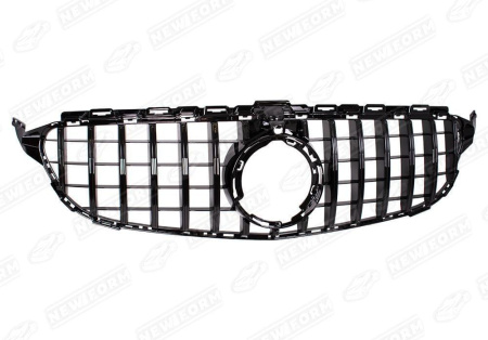 Mercedes-Benz C-Klasse W205 рестайлинг 2018 - 2021 Решетка радиатора AMG GT черная