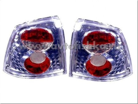 Opel Astra G (98-04) хэтчбек фонари задние хромированные, дизайн Lexus, комплект 2 шт.
