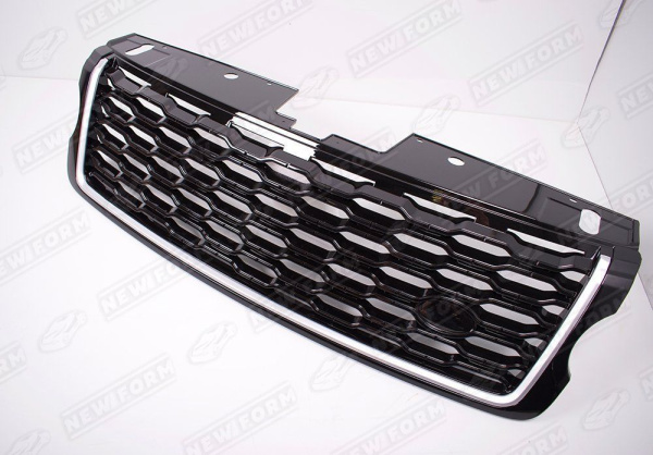 Land Rover Range Rover 4 поколение 2012 - 2017 Решетка радиатора стиль 2018 серый кант черная сетка