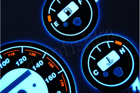 Daewoo Matiz светодиодные шкалы (циферблаты) на панель приборов