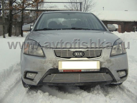 Kia Rio 3 (05-) накладка на решетку радиатора