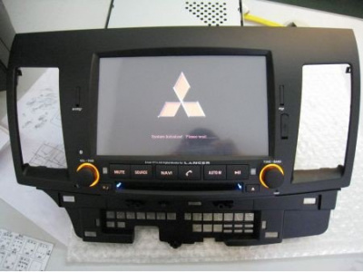 Mitsubishi Lancer X автомагнитола с GPS навигацией, штатное головное устройство с HD экраном 8", PMS TNS-8091GB, TC-8094, DID7027.