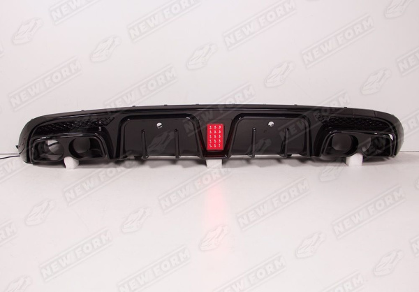 Mercedes-Benz C-Klasse W205 рестайлинг 2018 - 2021 Диффузор заднего бампера с насадками Brabus