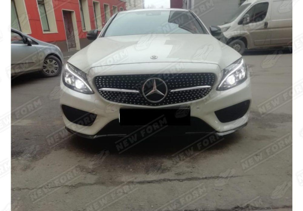 Mercedes-Benz C-Klasse W205 2014 - 2018 Решетка радиатора Diamond Sport серебро