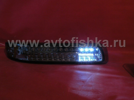 Chevrolet Tahoe, Suburban (99-06) фонари передние тонированные светодиодные, подфарные, комплект 2 шт.