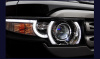 Toyota FJ Cruiser (07-15) фары линзовые в комплекте с решеткой радиатора, дизайн №1