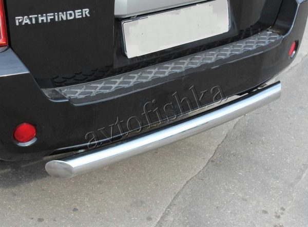 Nissan Pathfinder R51 (05-14) защита заднего бампера, труба 70 мм