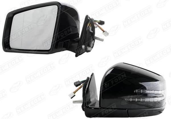Mercedes-Benz GL-Klasse X164 2006 - 2009 Зеркала рестайлинговые черные